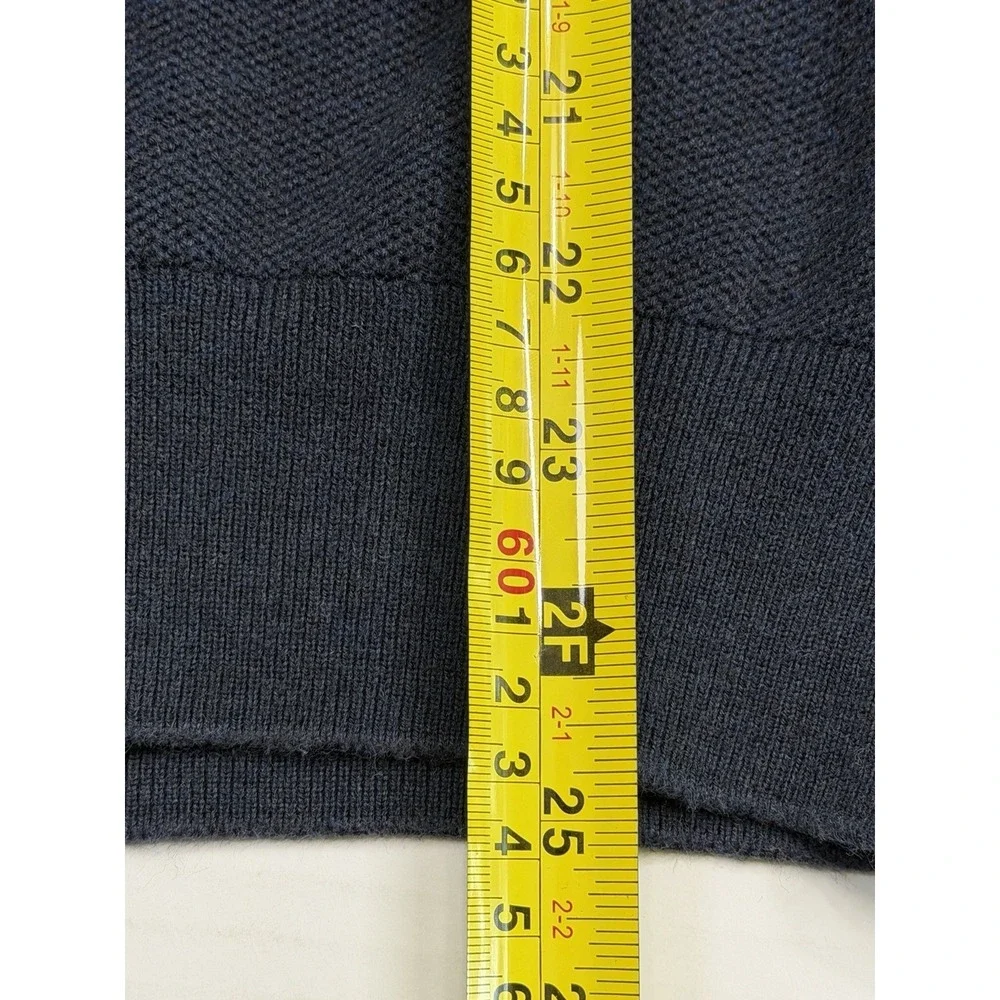 Polo Ralph Lauren Pima Cotton 1/4 Zip Pullover Mock Neck Polo Black Men's M